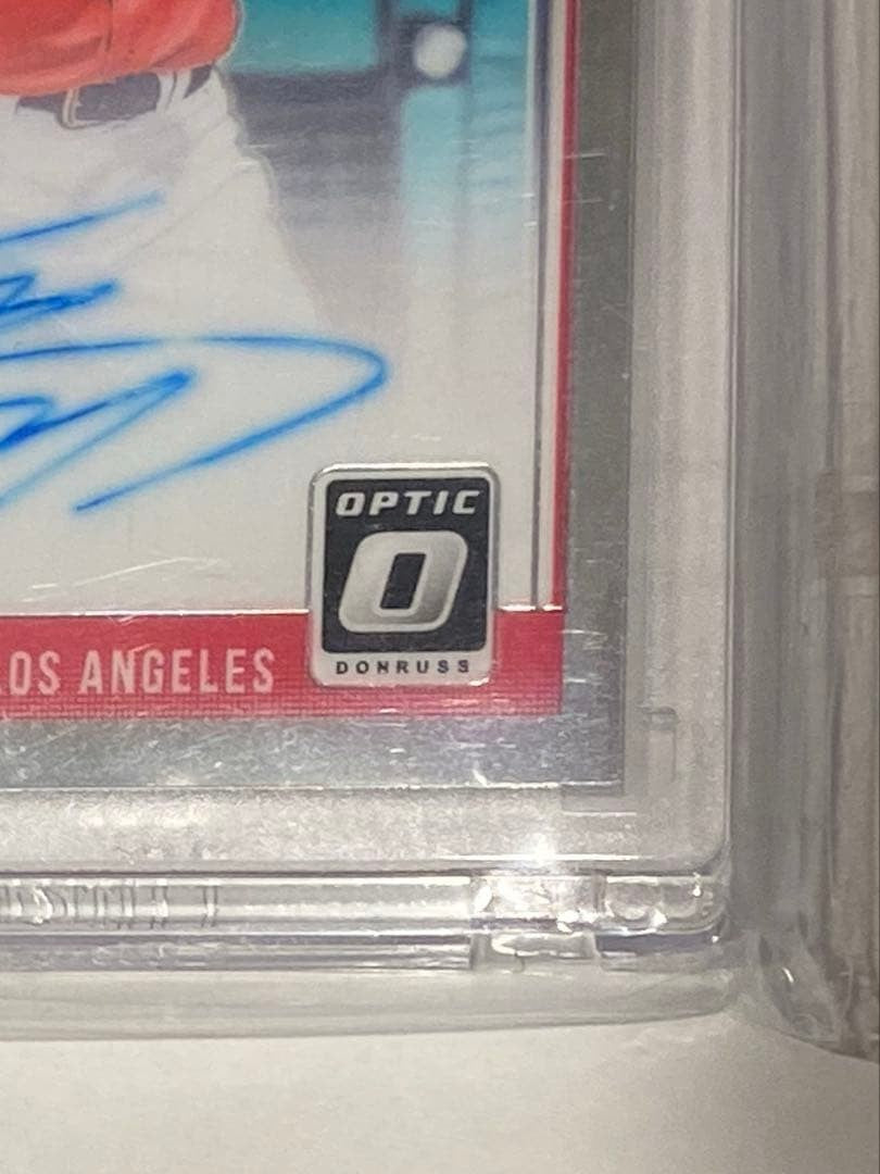 2018 Panini Donruss Optic Shohei Ohtani Rated Rookie Auto RC Autograph Angels3