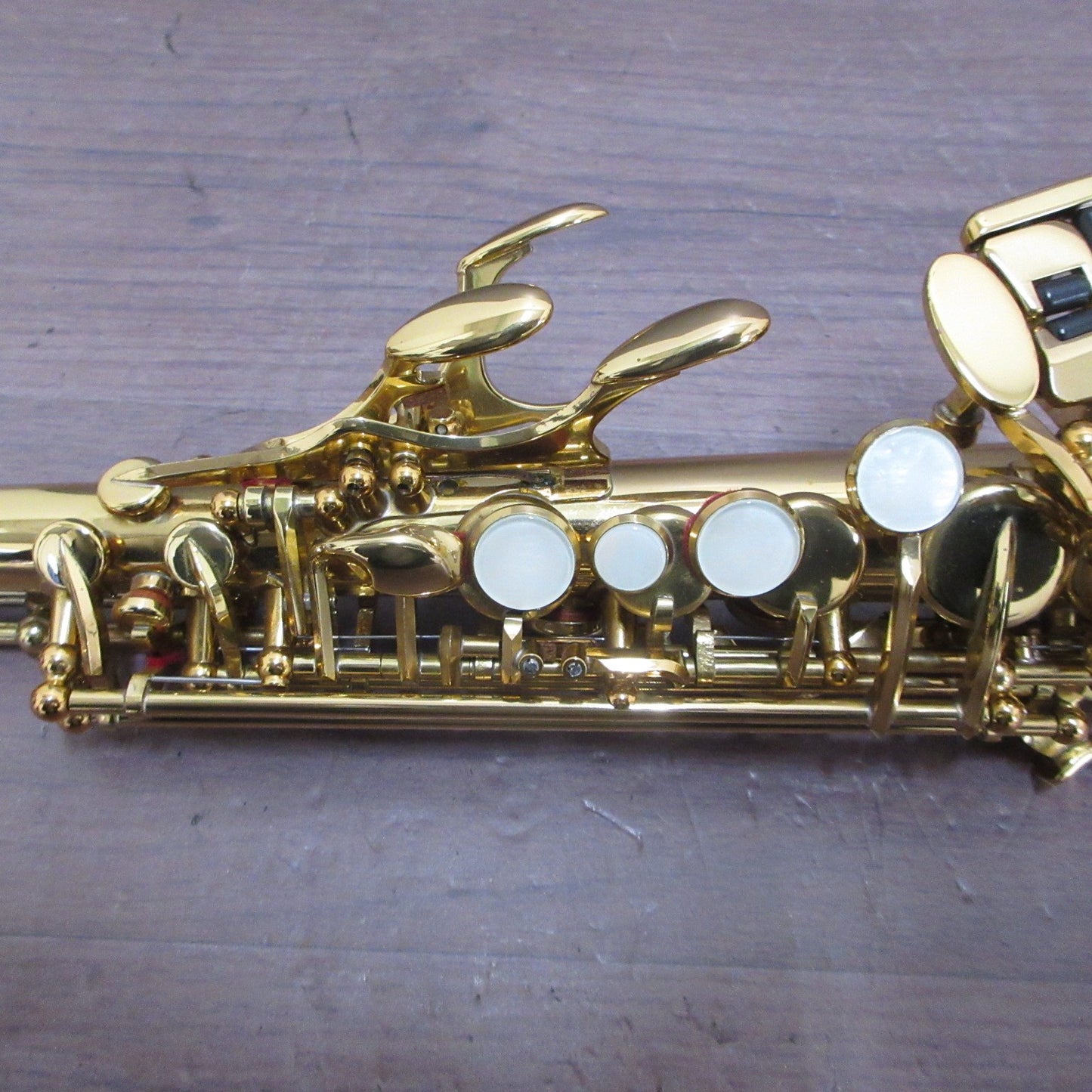 YAMAHA YSS-475 Soprano Saxophone with Soft Case #023082 Excellent USED3