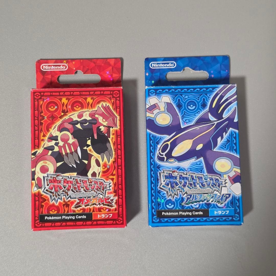 Pokemon Omega Ruby & Alpha Sapphire Playing Cards Set Nintendo Japan Rare 20151