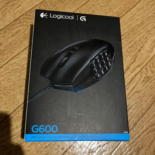 MMO Logitech G600t Gaming Mouse 20 Button 2508200DPI wired FF XIV USED0