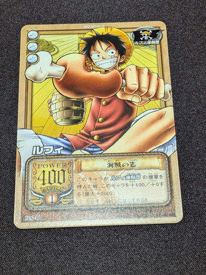 One Piece Card Old Back Carddass Tournament Limited Luffy Promo BN-11 NM2