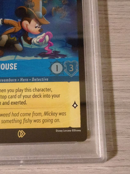 PSA10 DISNEY Card LORCANA MICKEY MOUSE League Promo #8 ENG5