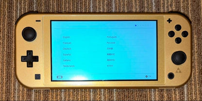 Nintendo Switch Lite Legend of Zelda Hyrule Limited Edition Gold Console USED2
