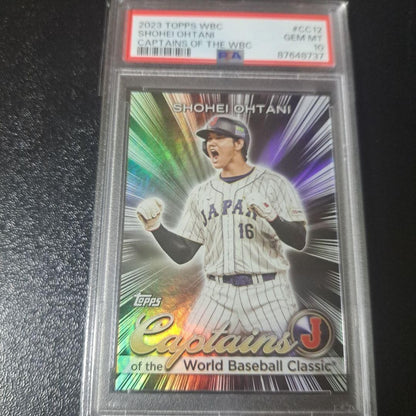 PSA10 Shohei Ohtani 2023 WBC Captain Card Trading Card GEM MT 10 GEM MT2