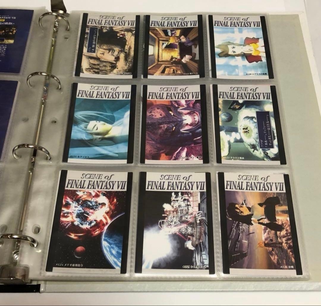 Final Fantasy VII Trading Card Complete 139 Set Carddass Masters Bandai 199713