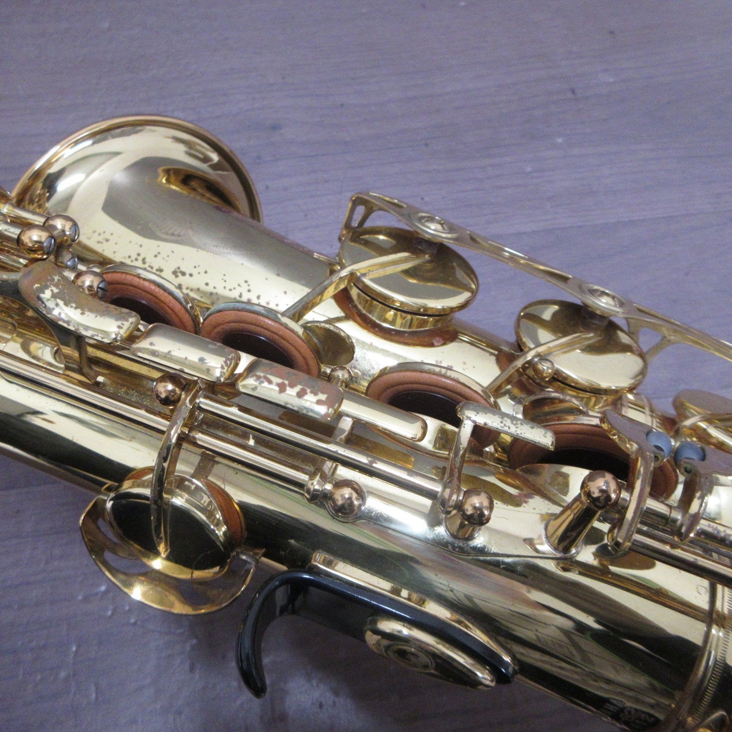 YAMAHA YAS-62 Alto Saxophone Purple Logo with Case USED7