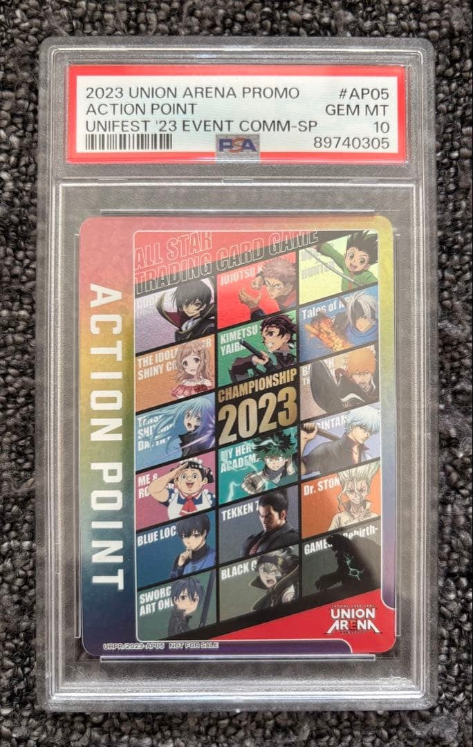 PSA 10 Union Arena Action Point 2023 Championship Promo UAPR-2023-AP05 GEM MT1
