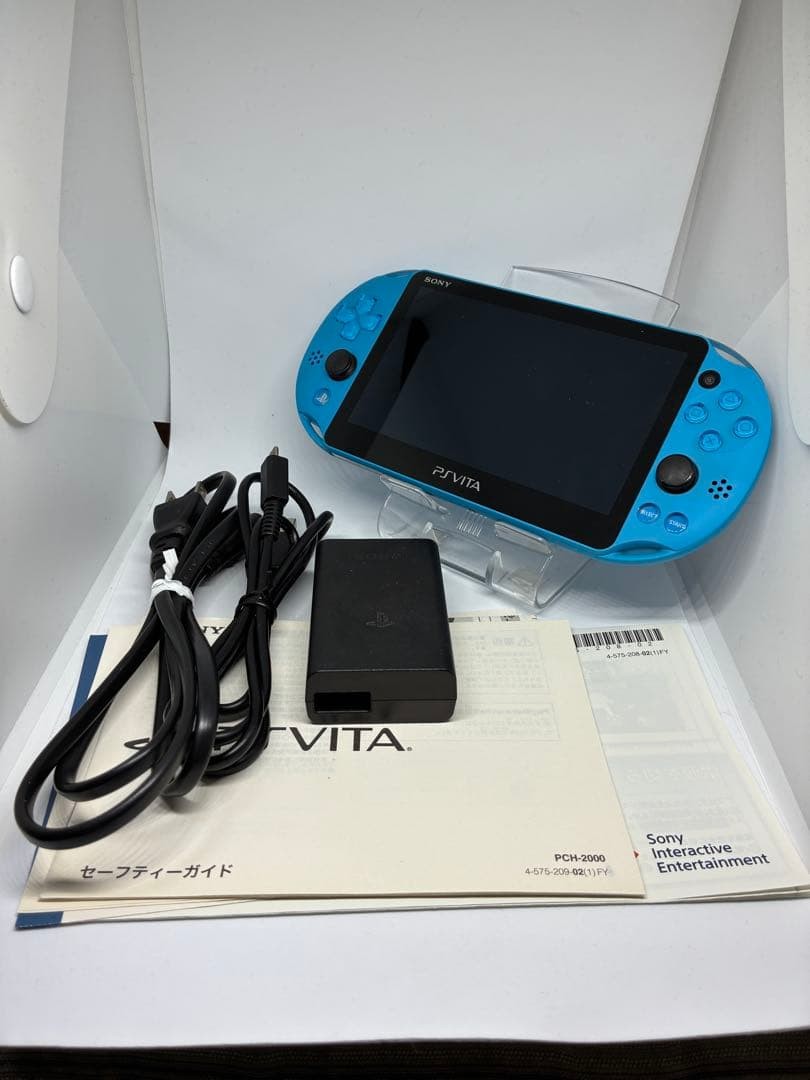 SONY PlayStation PS Vita PCH-2000ZA23 Aqua Blue Wi-Fi model with Box1