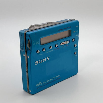 Sony MZR900 MD Walkman Portable MiniDisc Recorder Player Blue USED9