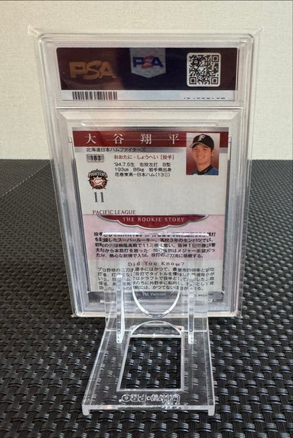 PSA 9 2013 BBM 1st Version Shohei Ohtani Rookie RC Red Wing #1833