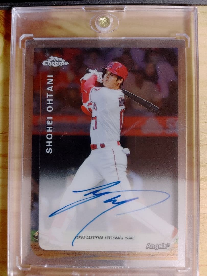 Shohei Ohtani 2019 Topps Chrome Certified Autograph 12/15 On-Card Auto Angels3