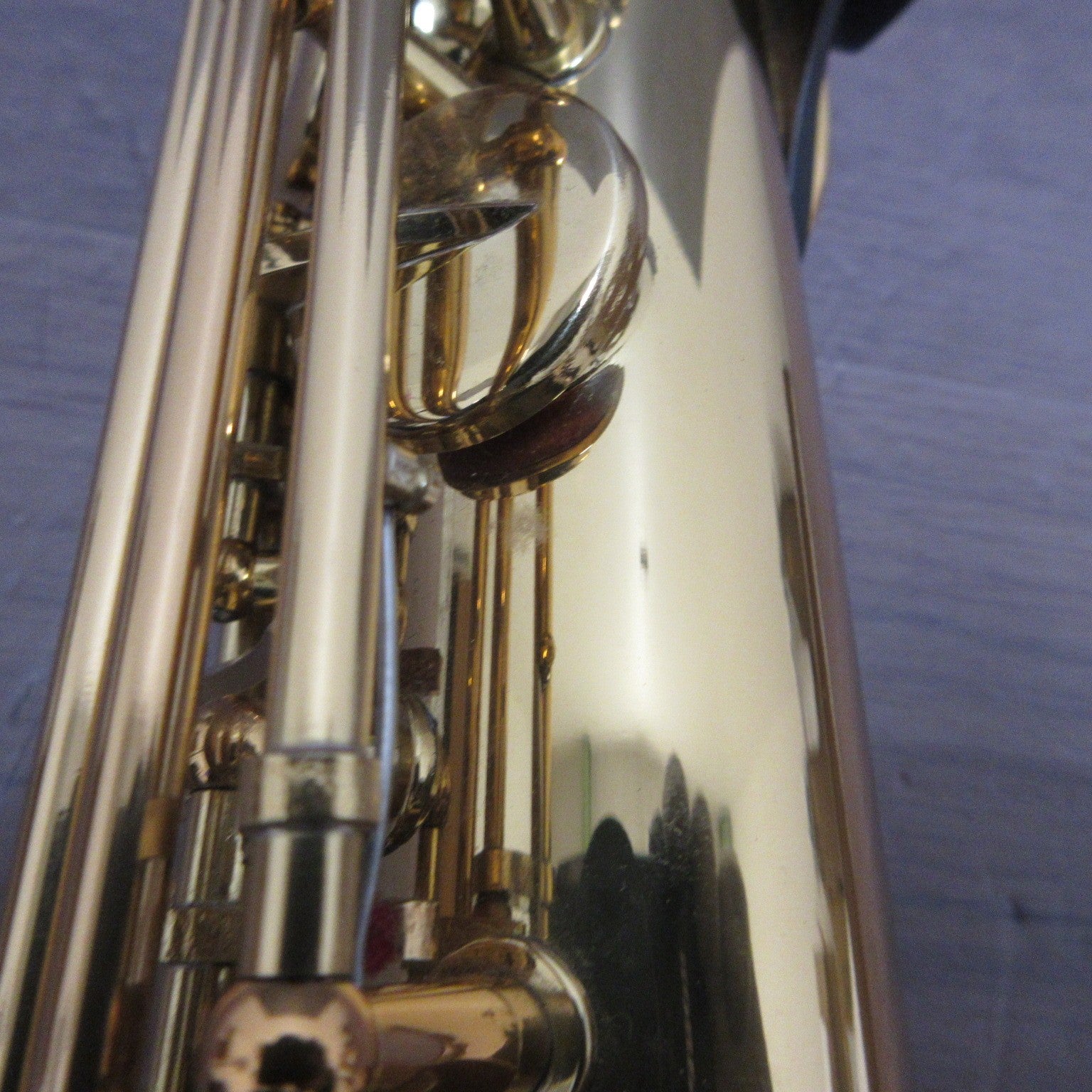 YAMAHA YSS-475 Soprano Saxophone with Soft Case #023082 Excellent USED16