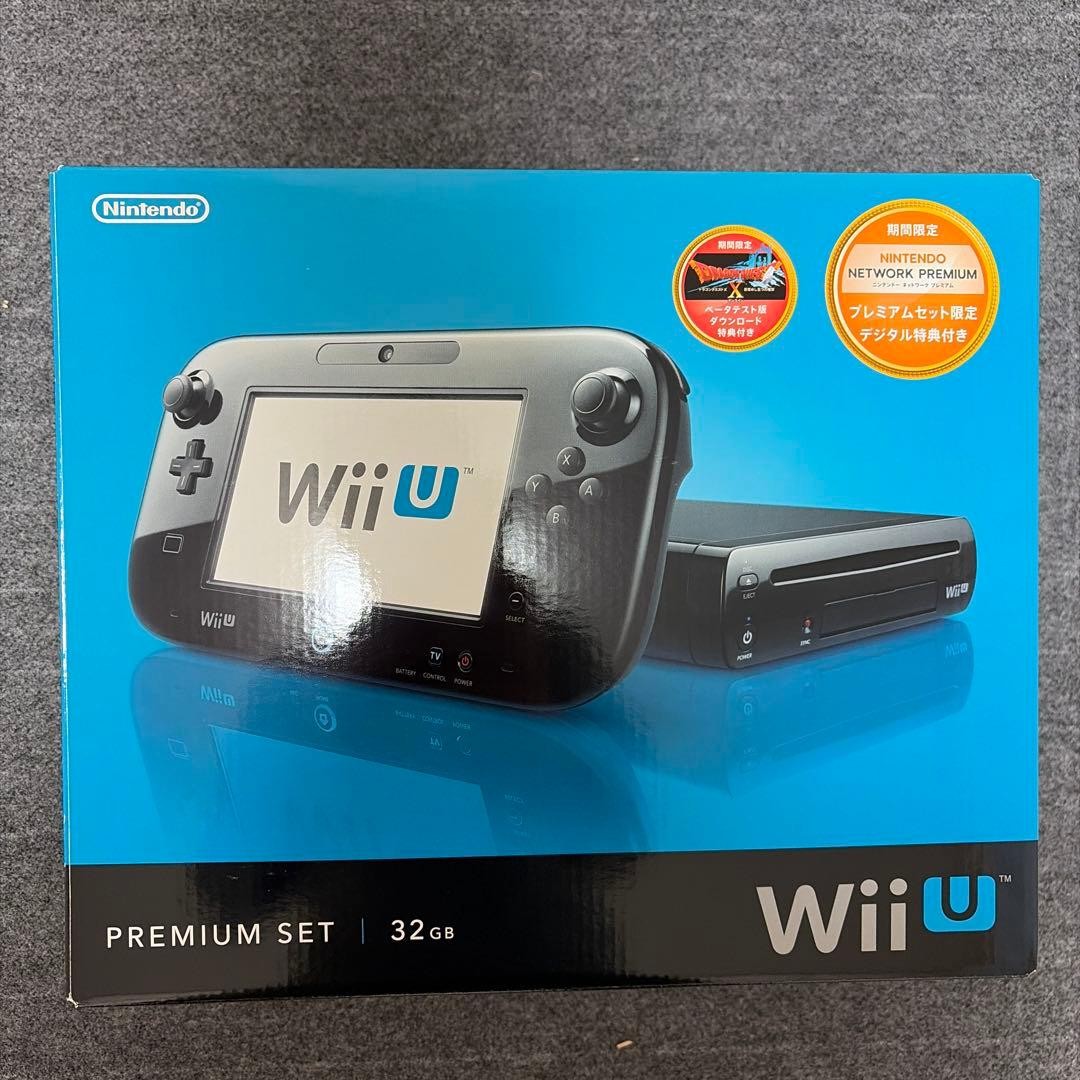 Nintendo Wii U Premium set 32GB Black JAPAN Model NTSCJ Console with Box USED0