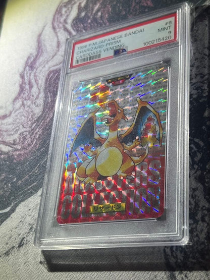 PSA9 Charizard Prism 1996 Vending Part1 Pocket Monsters Japanese Bandai Carddass4