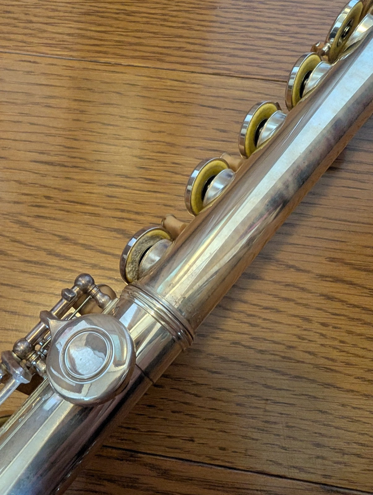 YAMAHA YFL 211-S CONCERT FLUTE Silver Plating with Hard Case USED10