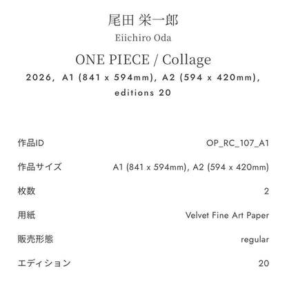 ONE PIECE Manga ART Print HERITAGE Collage A1 Limited 20 Eiichiro Oda3