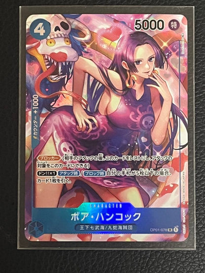 ONE PIECE Card Game Boa Hancock OP01078 super Parallel Romance Dawn BANDAI0