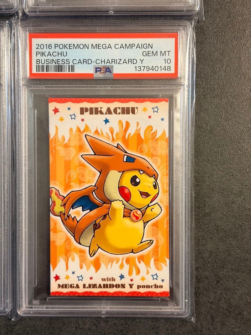 PSA 10 Pokemon 2015 JPN Pikachu Mega Charizard X Y Poncho Card SEQ Set of 45