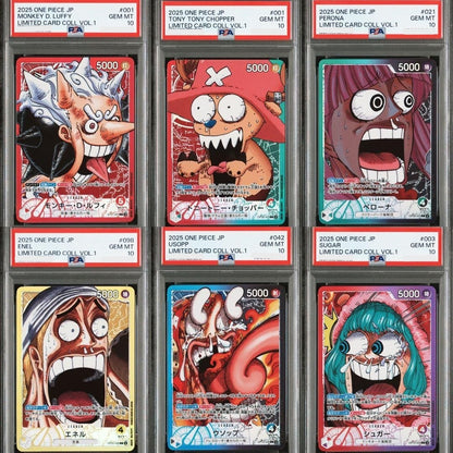 PSA 10 Complete Set BASE SHOP Card Collection vol.1 ONE PIECE Sequential Set0