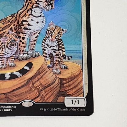 Ocelot Pride Textless Japanese MTG Store Champion Promo Foil5